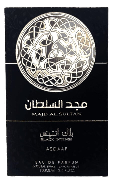 Asdaaf Majd Al Sultan Black Intense EDP for Men - 100ml