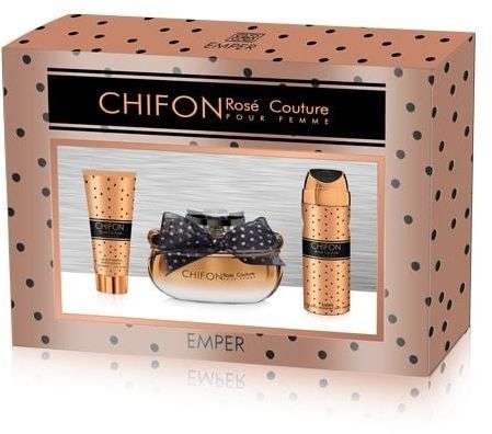 Emper Chifon Rose Couture Womens Gift Set