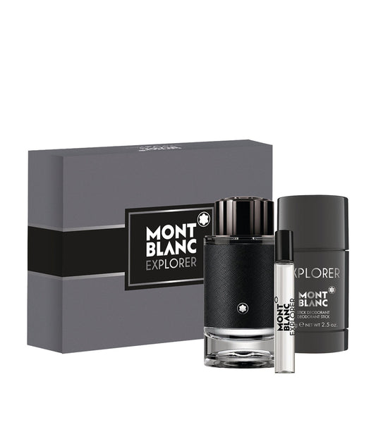 Mont Blanc Explorer Men 100 - Ml+7 5 - Ml+deo Stick 75gm Hard Box Set