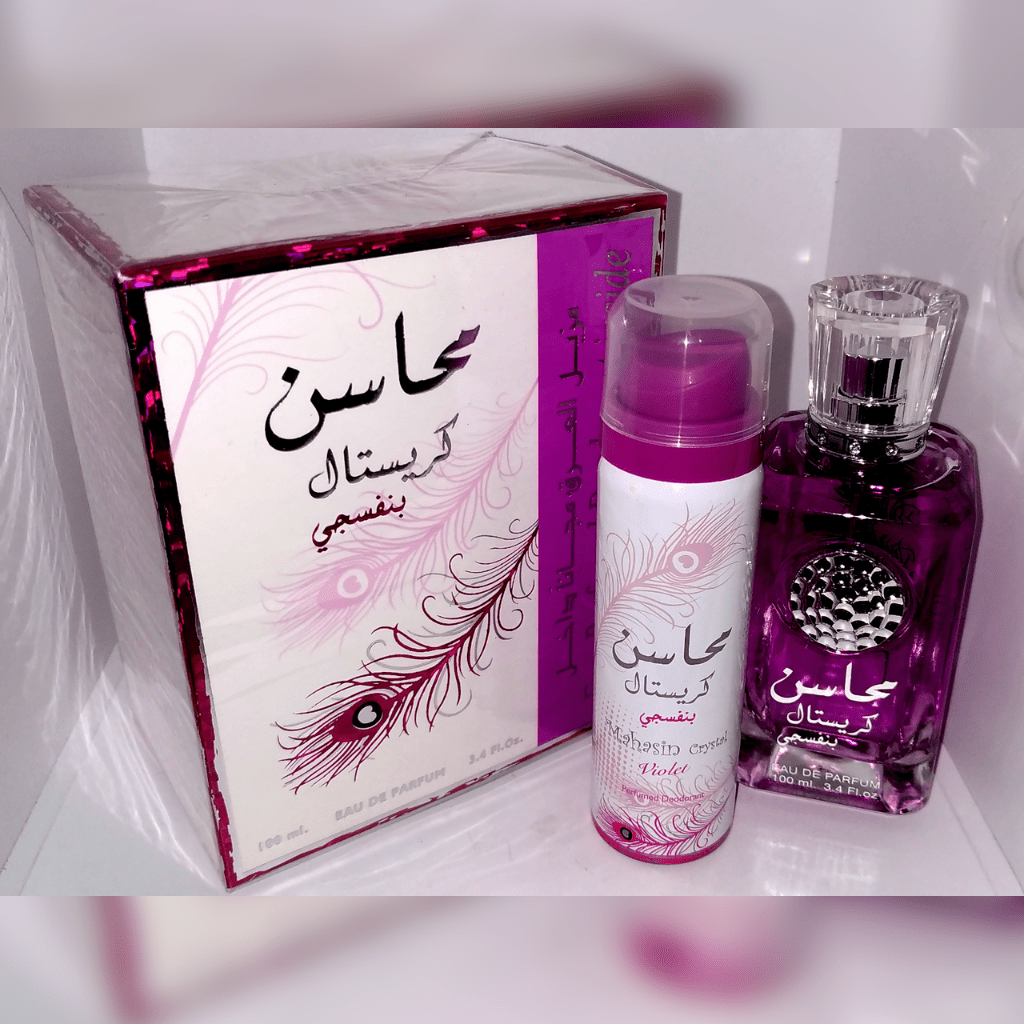 Lattafa Mahasin Crystal Violet W/ DEO For Women 100 - Ml