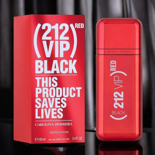 Carolina Herrera 212 VIP Black Limited Edition Red EDP - 80ml