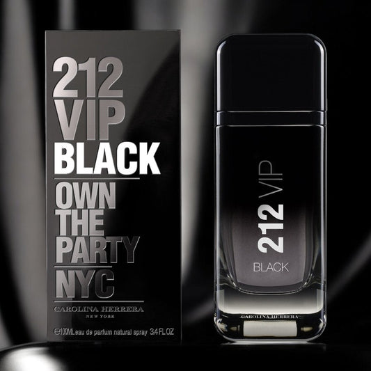 Carolina Herrera 212 VIP Black EDP for Men - 100ml