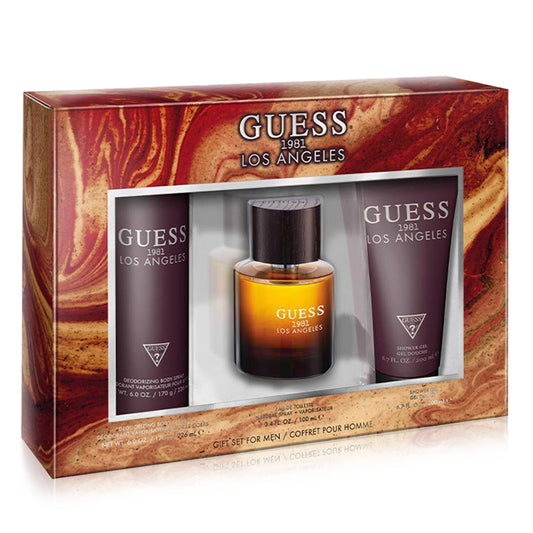 Guess 1981 Los Angeles For Mens 3pcs Set