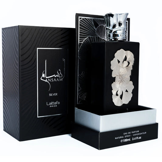 Lattafa Ansaam Silver Edp For Mens 100 - Ml