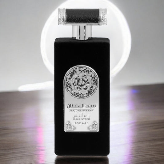 Asdaaf Majd Al Sultan Black Intense EDP for Men - 100ml