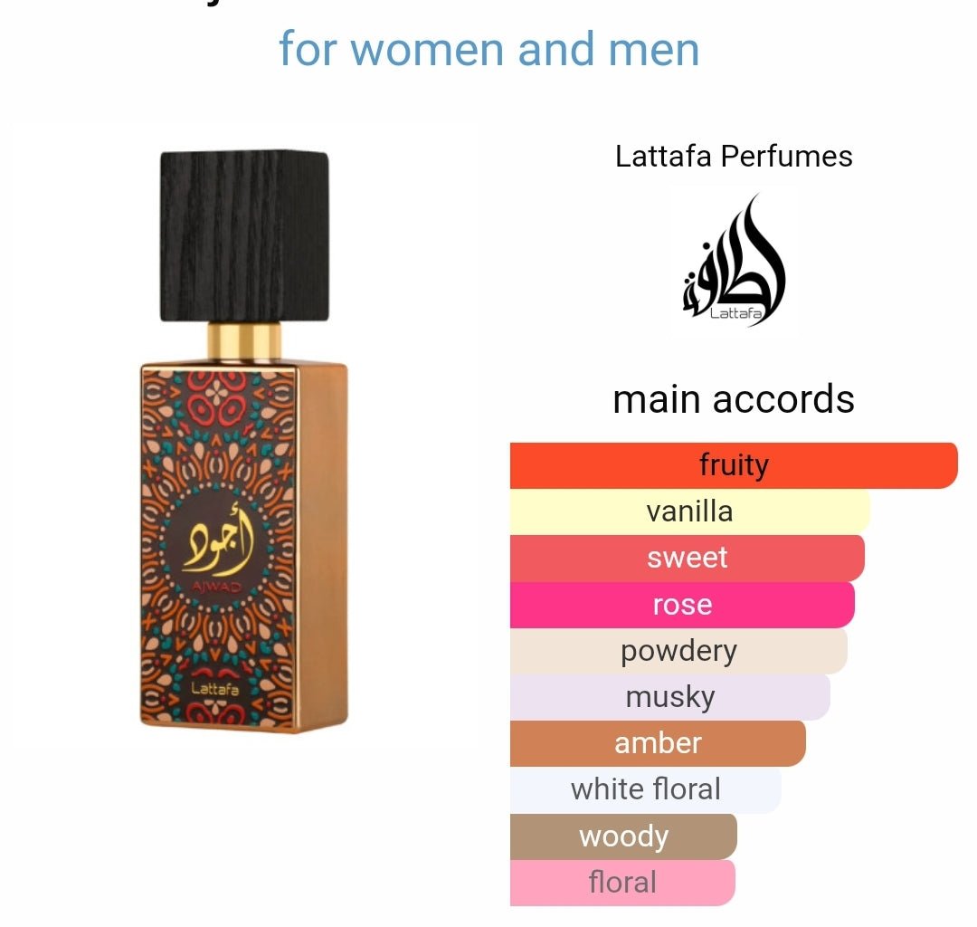 Lattafa Perfume Ajwad Unisex EDP - 60ml