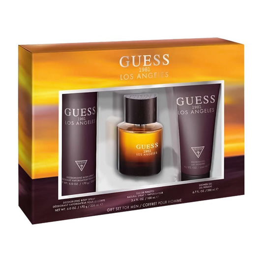 Guess 1981 Los Angeles For Mens 3pcs Set